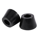 2Pcs 50mm x 30mm Conical Recessed Rubber Feet Bumpers Pad Washer Black E3F8
