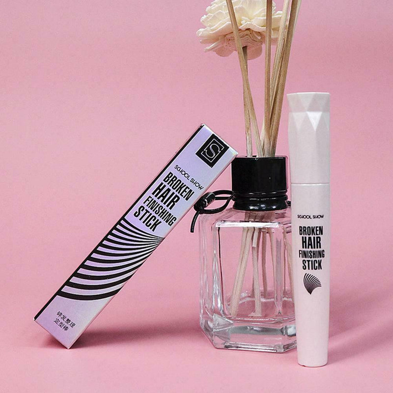 Broken Hair Finishing Stick Natural Plants Long Lasting Anti-Frizz Hair Brush