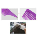 8x ABS Plastic Sectioning Weave Highlighting Foiling Hair Comb Salon Combs