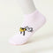 Women cat Comfortable Stripe Cotton Sock Slippers Short Ankle Socks OZ