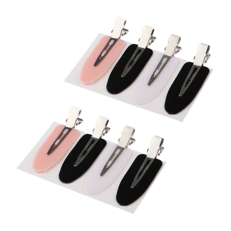 8 Pack No Bend Hair Clips Makeup No Crease Clips Hair Bangs Waves Clips