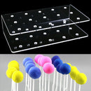 DIY Clear 15 Holes Rectangular Cake Holder Displays Stands Lollipop Candy Hold_