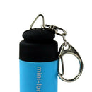 Portable Handheld Mini LED Flashlight Keychain for Hiking Night Party Blue