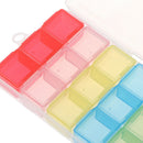 1Pc 21 Grids Pill Box Jewelry Case Organizer Container Storage Box Medicine  OZ