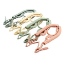 4 PCS Portable Folding Clothes Hangers with 8 Hanger Clips for Scarves Suit S1D2