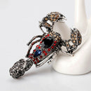 Insect Scorpion Brooch Pins Jewelry Women Rhinestone Gift Corsage Decoratio J7I8