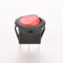 1X 12V 16A ON/OFF LED DOT ROUND ROCKER SPST TOGGLE SWITCH CAR BOAT LIGHT RE~