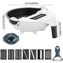 Multi-function Cutter Vegetable Peeler Slicer Potato Carrot Chopper Steel BS Hn