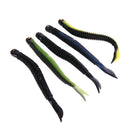 4pcs Soft Worm Fishing Lure Bait Fishing Tackle 5g with 4 Colors
