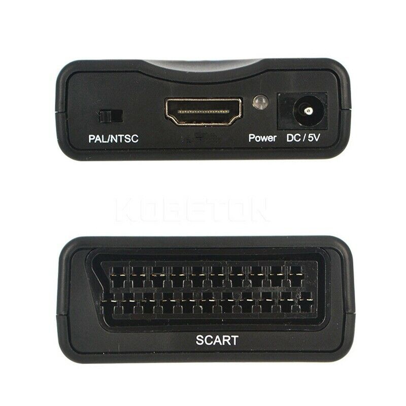 HDMI to SCART Composite Video Converter Audio Adapter with USB Cable for SK I3P5