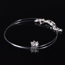 Fashion Women Crystal Necklace Invisible Line Zircon Clavicle Chain Necklace HK