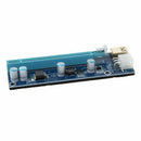 Ver009S Pci Express 6 Pin To Sata 1X 16X Usb 3.0 Extender Adapter Led Btc M