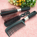 3x Women Hair Brush Massage  Hair Comb Hair Care Anti Scald Detangling ES