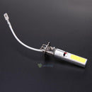 2Pcs H3 COB LED Bright Xenon White 6000K Car Auto Fog Light Lamp Bulb 12V New