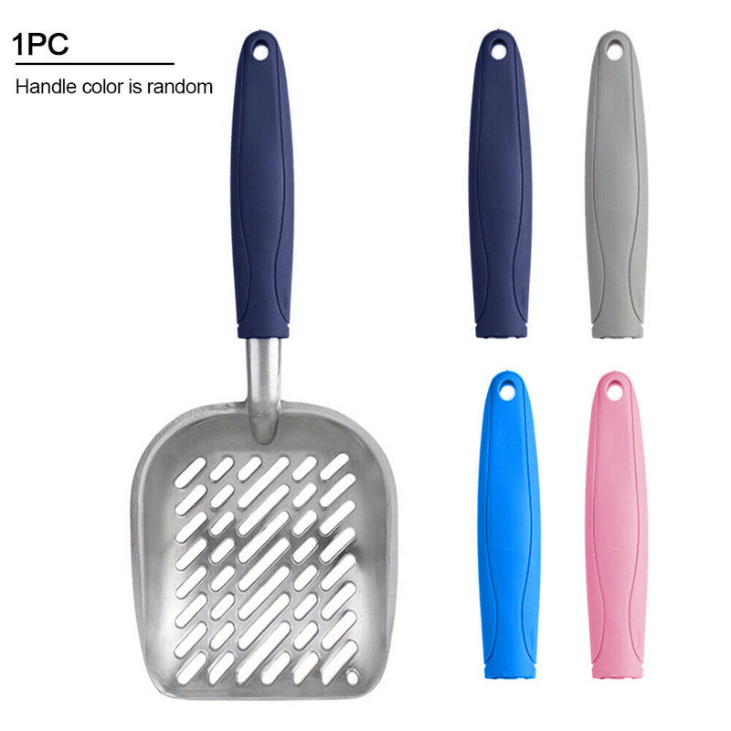 Cat Kitten Metal Litter Tray Scoop Spoon Waste Scooper Poop Shovel Dipper