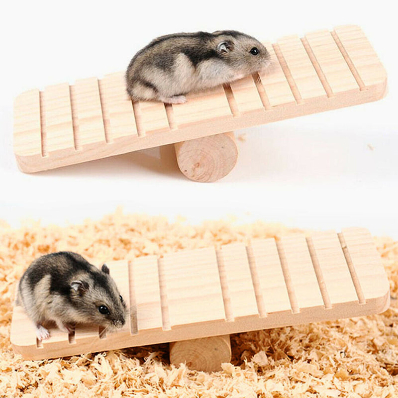 Hamster Seesaw Wooded Toys Pet Supplies Climbing Play House Mouse Chinchillas