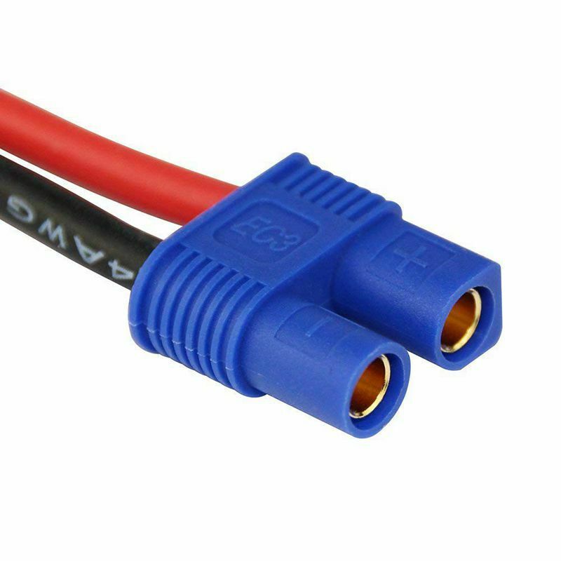 3pcs XT60 XT-60 Male to EC3 Female Connector Adapter Wire for RC Lipo Batte T6X8