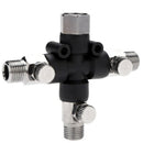 1X(3 Way Airbrush Air Hose Manifold Splitter Airbrush Accessories Multi Use