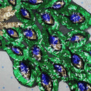 Women Sequin Peacock Embroidery Applique Patch Sew On Clothes Accessory DiY`US