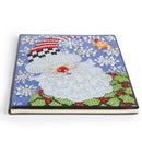 DIY Santa Claus Special Shaped Diamond Painting 60 Pages A5 Office Notebook
