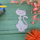 Lovely Cat DIY Cutting Dies Stencils Scrapbooking Embossing Album Card Gift