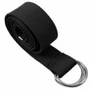 Casual Unisex D-Ring Cloth Belt Canvas Belt Knitting Canvas Belt 110 x 3.8CMI6Q5