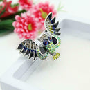 Betsey Johnson Enamel Crystal Owl Charm Women's Animal Brooch Pin Jewelry New
