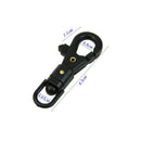 10PCS Survival Carabiner Mini Rotatable Buckle Quickdraw Key Chain EDC Tool BX