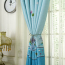 Air Balloon Blockout Luxury Blue Curtains Custom Made Sheer Drapes Kid FUK