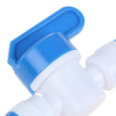 2 Pcs 6.5mm Quick-connect Ball Valve Through Switch 1/4 Inch Joint Connect OZ