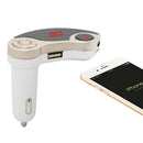 Mini Bluetooth GT86S 2.1A USB Car Charger DC 12-24V FM Transmitter Wireless