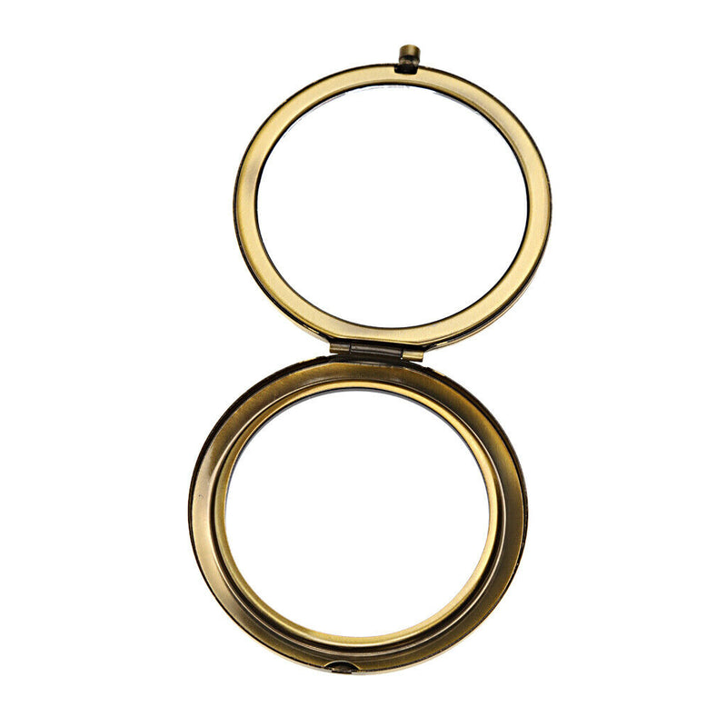 Magnifying Travel Makeup Compact Mirror Handheld Mini Pocket Size Folding