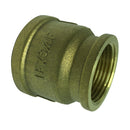 1 Pc Double Female Brass Thread Straight Adapter Connector Fitting DN25xDN20