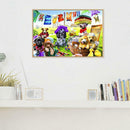 5D DIY Full Drill Diamond Painting Playing Pets Dog Cross Stitch Embroidery