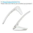 For Renault Kadjar 2015-2018 Car Accessories Rear Fog Lights Covers Decorat X4C7