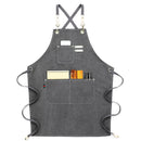 Canvas Cook Apron Barista Bartender Chef Hairdressing Apron Catering Unifor V1W4