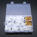 380Pcs Auto Electrical 2.8mm 2 3 4 6 Pin Wire Connector Terminal For Car BDC