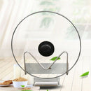 Stainless Steel Pan Pot Cover Lid Rack Stand Spoon Holder Stove Function Sh