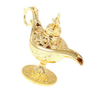 Golden Oil Magic Lamp Arabian Light Wishing Pot Fancy Dress Props Home decor