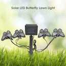 Solar LED Butterfly Lawn Light Outdoor Waterproof Garden Landscape Lamp A