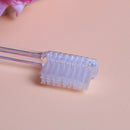 Portable folding outdoor travel camping toothbrush foldable plastic toothbrushJR