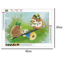5D DIY Full Drill Diamond Painting Hedgehog Cross Stitch Embroidery Kit
