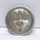 2Pack Plated YES NO Decision Maker Commemorative Lucky Coins Souvenir Holiday