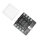 8-Way Blade Fuse Box Fuse Block Holder with Fuses for 12V 24V Car Marine