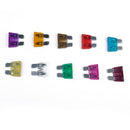 100 Packs Mini Auto Car Vehicle  Fuses Assorted Kit 3A 5A 10A 15A-40A