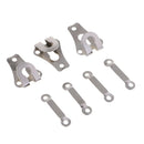 50 Sets Hook & Eye Garment Pants Hook Trousers Bra Sewing Fasteners 20*14mm