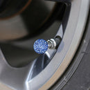 Pretty Car Rhinestone Tire Valve Caps Diamond Shining Air Caps Auto Accessories