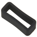 5X(Black Watch Strap Retaining Hoop Loop Rubber Retainer Buckle Holder 20m T8L3)