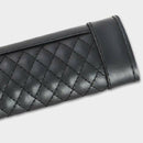2pcs Stylish Driving Car PU Safety Seat Belt Pads Cover Protector black