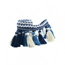 1 Yard Sewing Tassel Fringe Trim Stage Costume Clothing Accessories Blue
